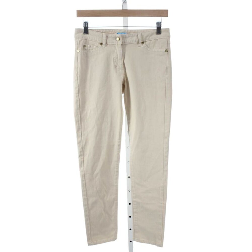 J. Mclaughlin Womens Ankle Chino Pants Beige Petite Size 2